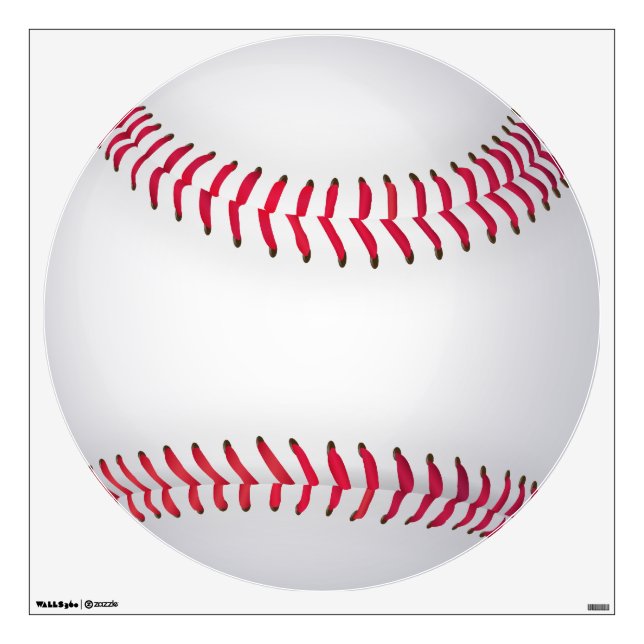Baseball Wall Decal (Front)