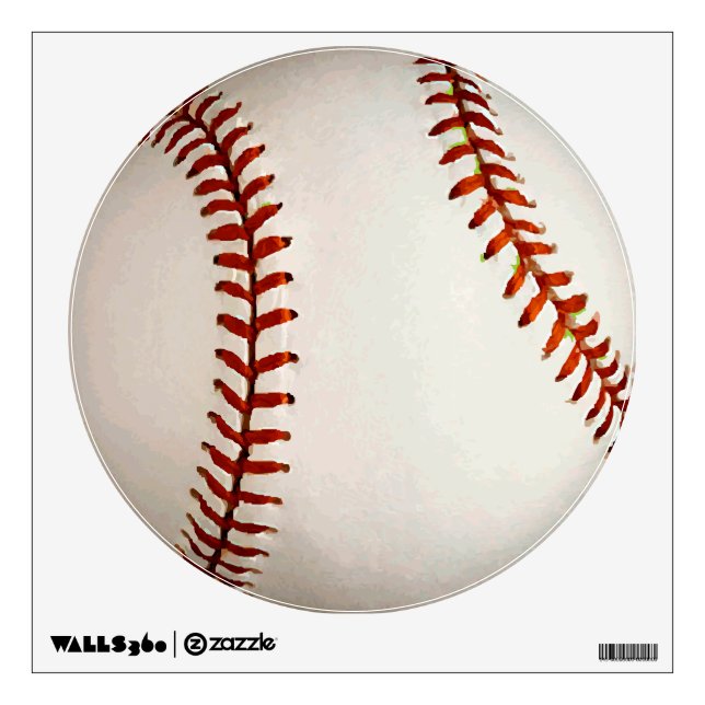 Baseball Wall Decal (Front)