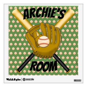 Baseball Wall Decal
