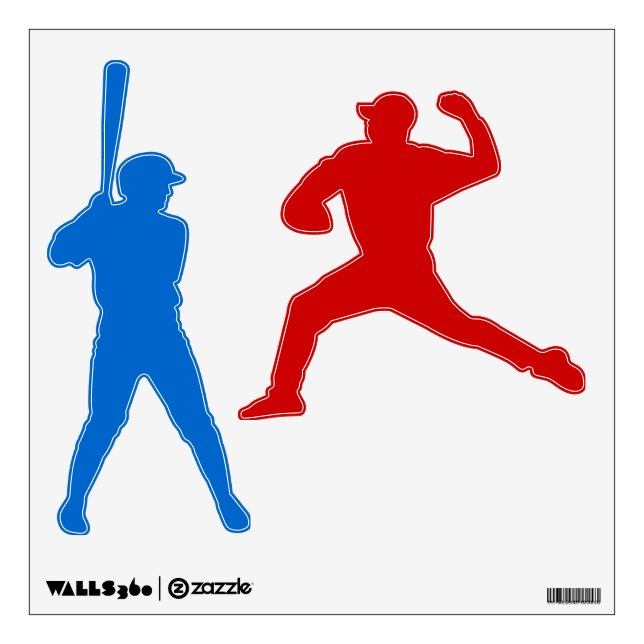 Baseball Wall Decals (Front)