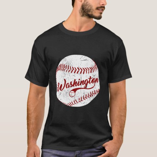 Baseball Washington Dc Team Love Baseball National T_Shirt