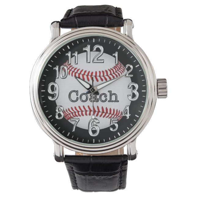 Baseball Watches for Coaches: Coach Gifts Under 50 (Front)