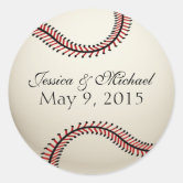 Number 42 Baseball Classic Round Sticker | Zazzle