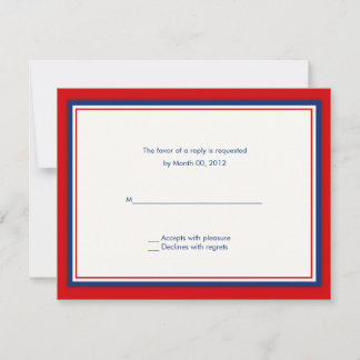 Baseball Wedding Invitation reply cards