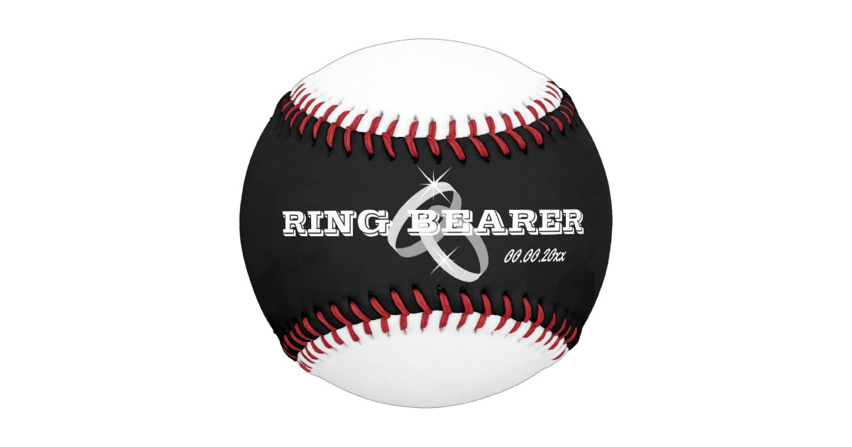 Baseball wedding ring bearer gift idea for boy | Zazzle.com