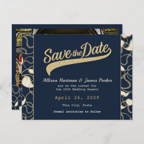 Baseball Wedding Save the Date