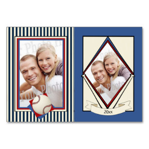 Baseball Wedding Trading Cards