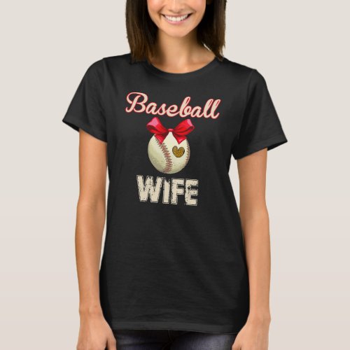 Baseball Wife Proud Baseball Family Matching T_Shirt