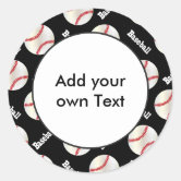 Number 11 Baseball Classic Round Sticker | Zazzle