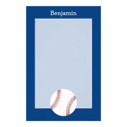 Baseball Stationery | Zazzle