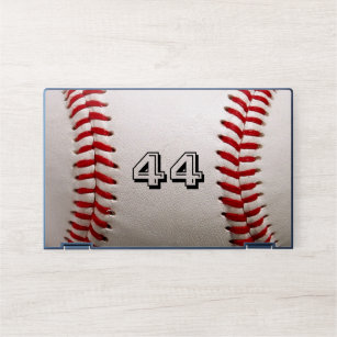 Baseball with Customizable Number HP Laptop Skin