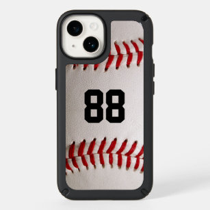 Baseball with Customizable Number Speck iPhone 14 Case