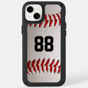 Baseball with Customizable Number Speck iPhone 14 Plus Case