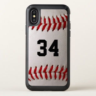 Baseball with Customizable Number Speck iPhone X Case