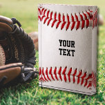 Baseball with Customizable Text Acrylic Award<br><div class="desc">A macro photograph of a brand new Baseball with red stitching. Perfect gift for the baseball or softball sports fan.</div>