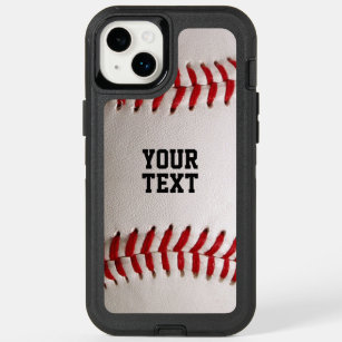 Baseball with Customizable Text OtterBox iPhone 14 Plus Case