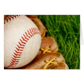 Baseball with Mitt (Front Horizontal)