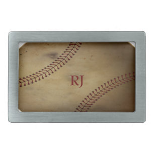 Baseball with Monogram Belt Buckle