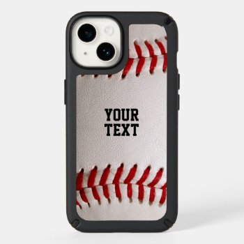 Baseball With Personalized Name Speck Iphone 14 Case by FlowstoneGraphics at Zazzle