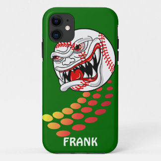 Baseball with Teeth - Customizable! iPhone 11 Case