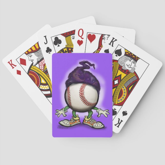 Baseball Wizard Poker Cards (Back)