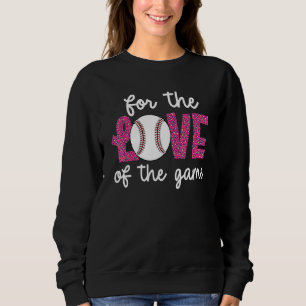 Baseball Womens Leopard Pattern Baseball Girl 7 Sweatshirt