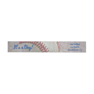 Baseball Wrap Around Label