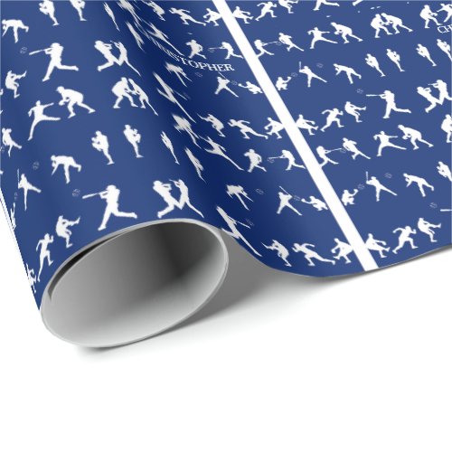 Baseball  wrapping paper