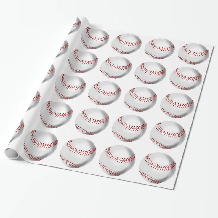 BASEBALL WRAPPING PAPER Zazzle