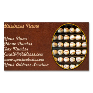 Baseball - You have got some balls there Business Card Magnet