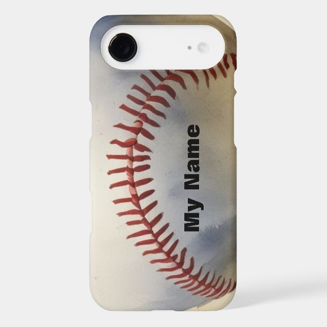 Baseball Your Name iPhone Case (Back)