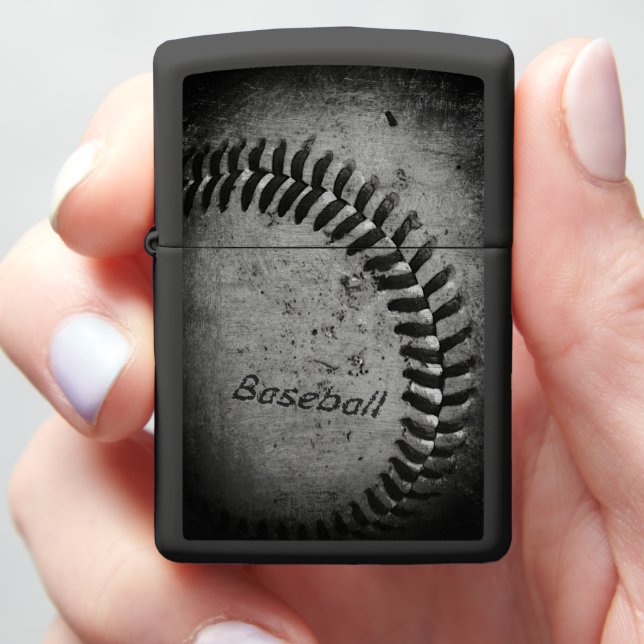 Baseball Zippo Lighter (In Hand)