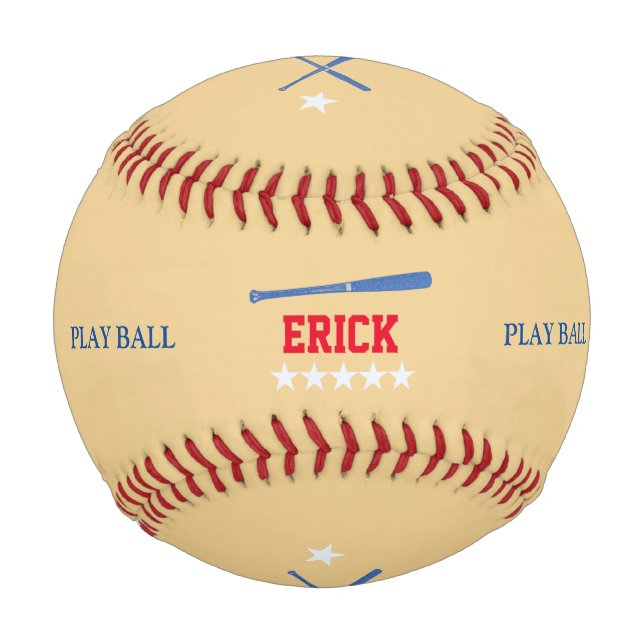 baseballer's personalized baseball (Front)