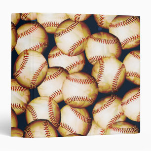 BASEBALLS 1.5" Ring Binder
