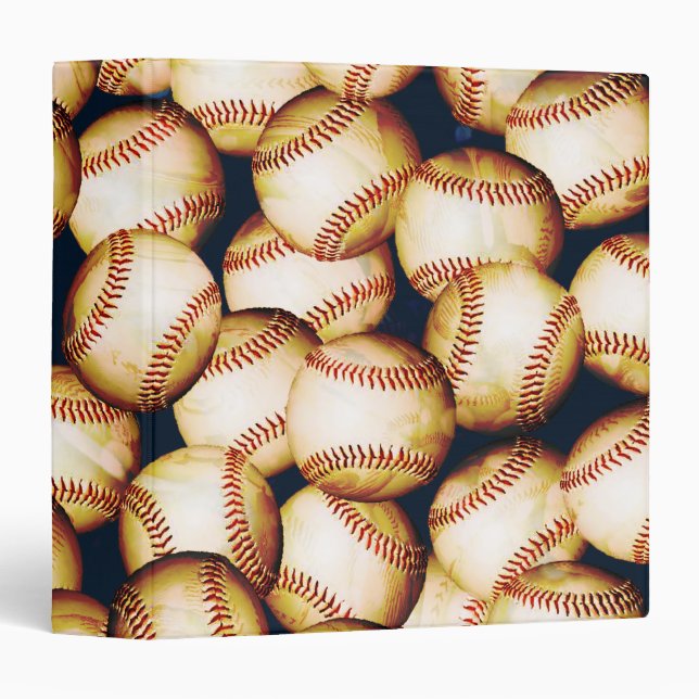 BASEBALLS 1.5" Ring Binder (Front/Spine)