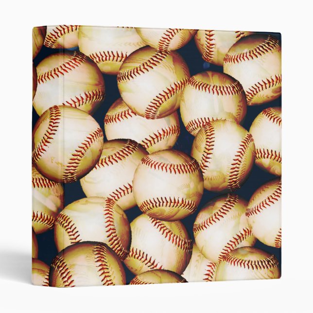 BASEBALLS 1" Ring Binder (Front/Spine)