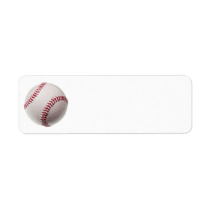 Baseballs - Customize Baseball Background Template Label