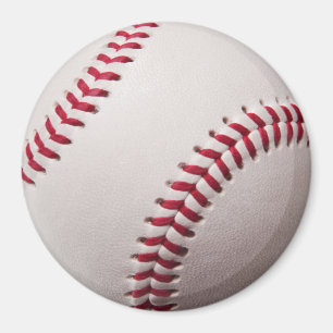 Baseballs - Customize Baseball Background Template Magnet