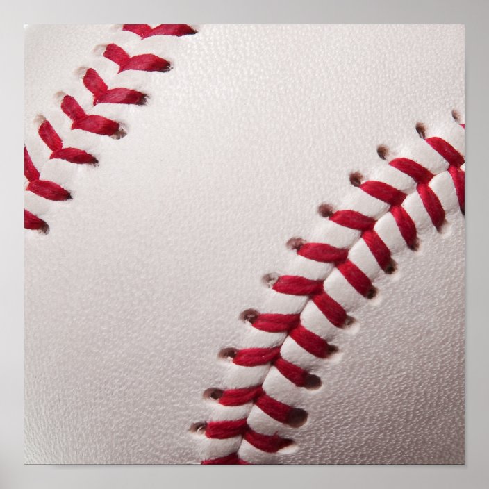 Baseballs - Customize Baseball Background Template Poster | Zazzle.com