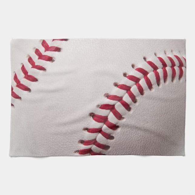Baseballs - Customize Baseball Background Template Towel (Horizontal)