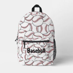 Baseballs Design Back Pack