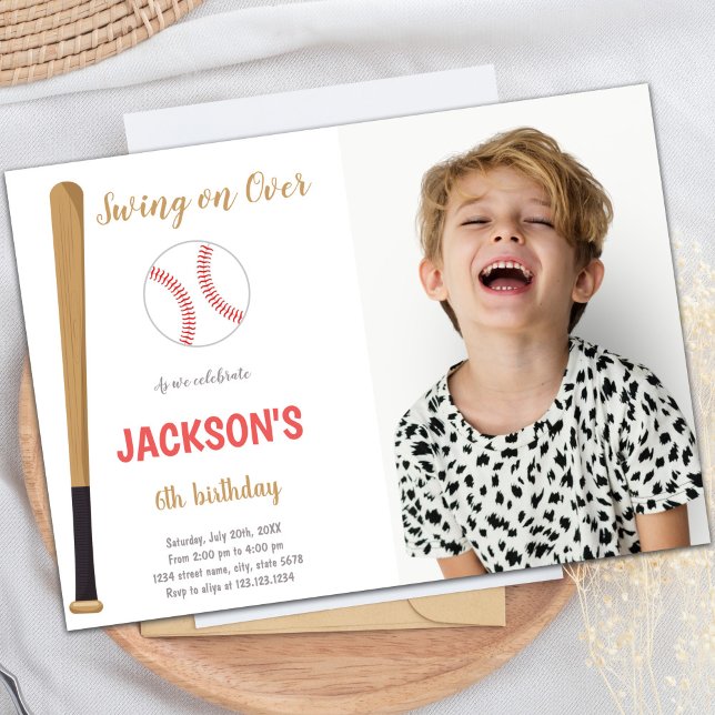 Baseballs Invitations with Photo (Baseballs Invitations with photo)