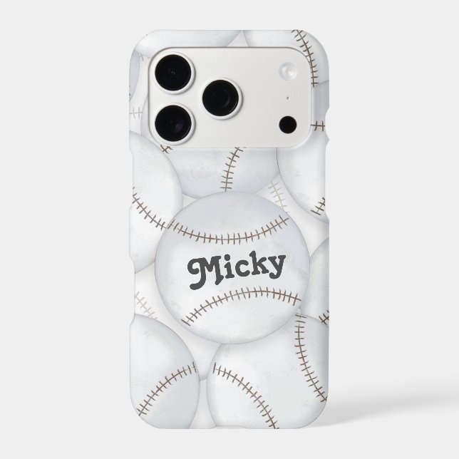 Baseballs    iphone case (Back)