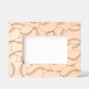 Baseballs Laser Etched Picture Frame