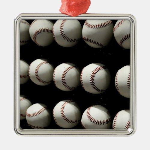 Baseballs Metal Ornament