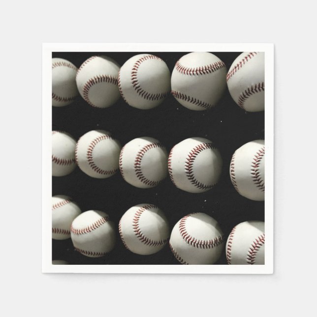 Baseballs Napkins (Front)