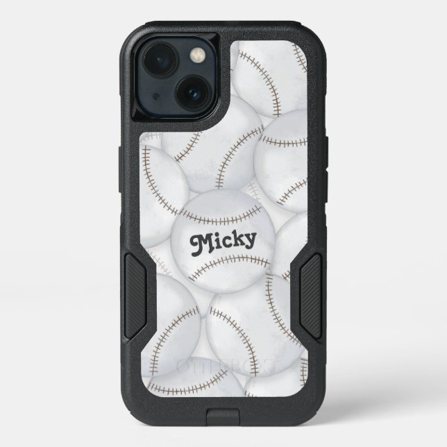 Baseballs   otterbox iPhone case (Back)