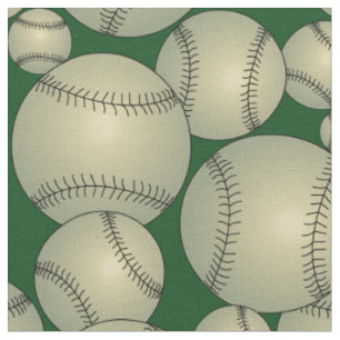 Baseballs Pattern  Fabric
