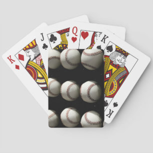 Baseballs Poker Cards