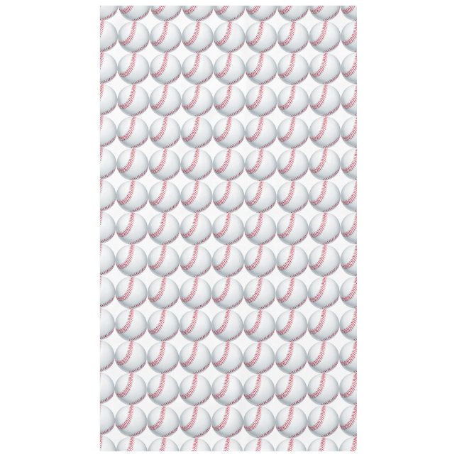 Baseballs Tablecloth (Front)
